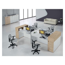 Factory direct sale Customized modern office furniture 4 person Call Center Workstation